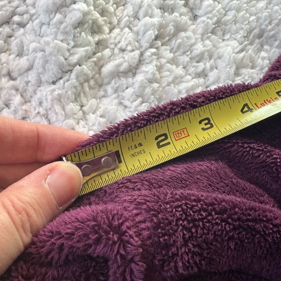 L.L. Bean Women’s Fleece Jacket, Sz.M, Plum Purple, Full Zip Cozy Outdoor EUC - Picture 12 of 16